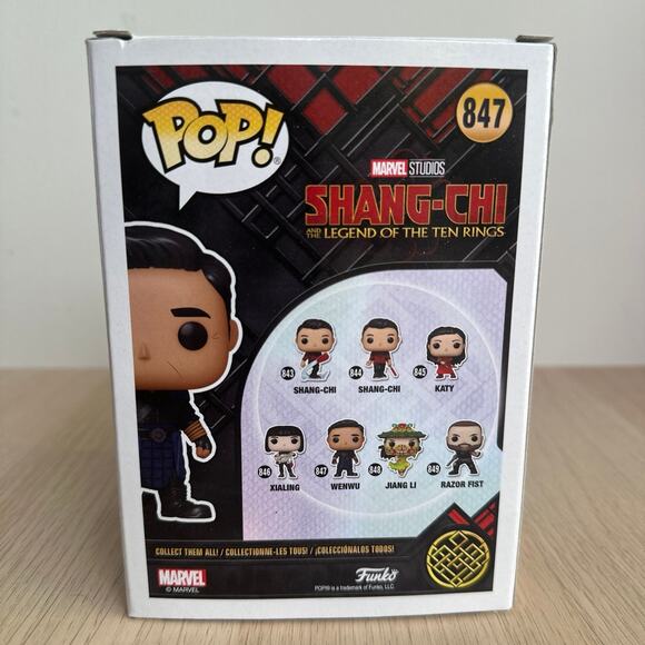 Wenwu Shang-Chi Funko Pop No 847 - NEW IN BOX - Picture 3 of 4